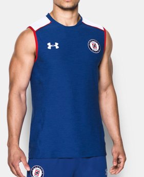 Men's Cruz Azul 16/17 Sleeveless Training Shirt 1 Color $28.49