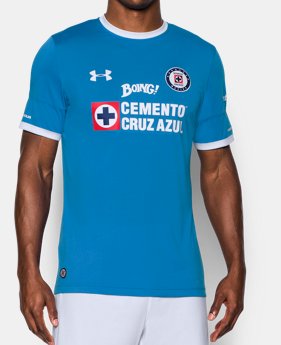 Men's Cruz Azul 16/17 Home Replica Jersey 1 Color $45.74