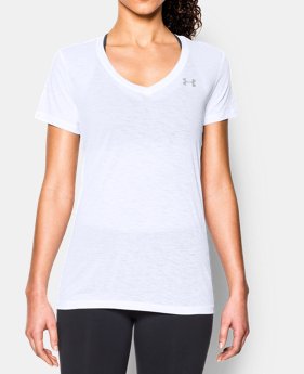 Women’s UA Tech™ Slub V-Neck 1 Color $32.99