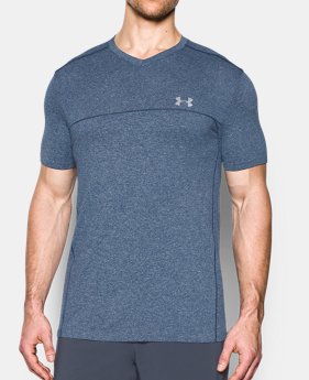 Men's UA Run Seamless V-Neck T-Shirt 1 Color $29.24 to $39.74