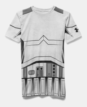 Boys' Star Wars Storm Trooper UA Compression Shirt 1 Color Available $26.99