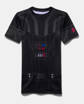 Boys' Star Wars Darth Vader UA Compression Shirt 1 Color Available $26.99