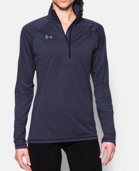 Women's UA Tech™ Microstripe ¼ Zip 1 Color $44.99