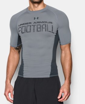 Men’s UA Football Armour® Short Sleeve Compression Shirt 1 Color $34.99