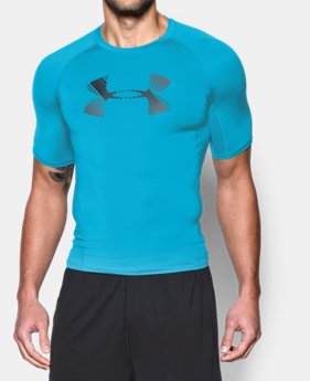 Men’s UA HeatGear® Armour Graphic Short Sleeve Compression Shirt 1 Color $23.99