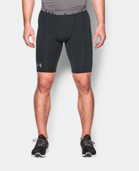 New Arrival Men’s UA HeatGear® Armour Graphic Compression Shorts – Long 3 Colors $24.99