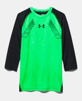 Boys' UA Show Me Sweat ¾ Sleeve Shirt LIMITED TIME: FREE SHIPPING 1 Color $39.99