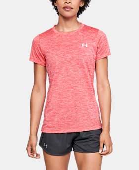Women's UA Tech™ Twist T-Shirt LIMITED TIME ONLY 1 Color Available $19.98