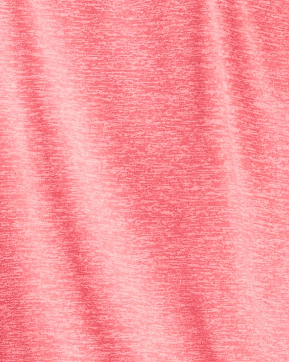 เสื้อยืด UA Tech™ Twist สำหรับผู้หญิง in Pink image number 1