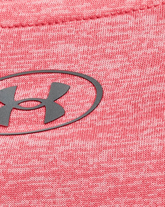 เสื้อยืด UA Tech™ Twist สำหรับผู้หญิง in Pink image number 3
