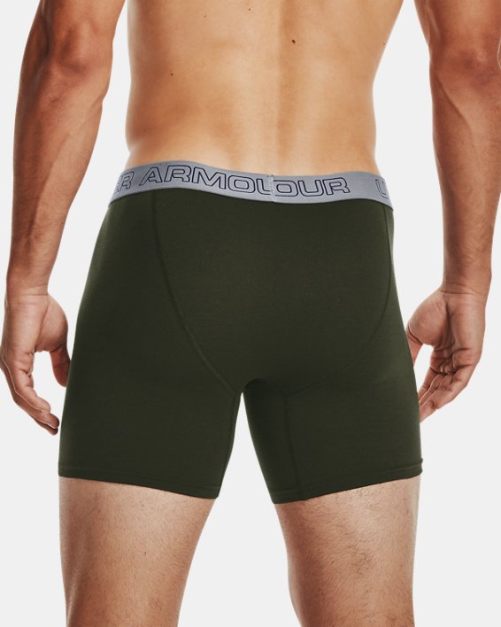 Under Armour Men's Charged Cotton® Stretch 6" Boxerjock® - 3-Pack. 2