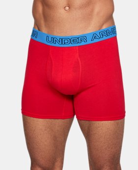 Men's Charged Cotton® Stretch 6” Boxerjock® – 3-Pack 1 Color Available $23.99 to $30