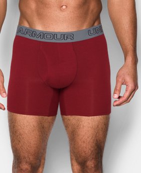 Best Seller Men's Charged Cotton® Stretch 6” Boxerjock® 3-Pack 5 Colors $44.99