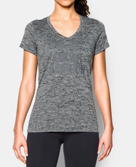 Women's UA Techâ„¢ V-Neck - Twist Logo 1 Color $11.81