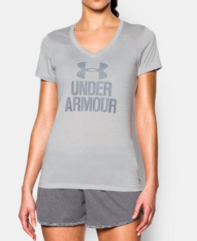 New Arrival Women’s UA Tech™ V-Neck - Twist Logo LIMITED TIME: FREE SHIPPING 2 Colors $32.99