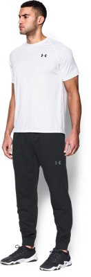 under armour storm joggers black