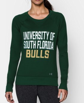 New to Outlet Women’s South Florida UA Long Sleeve Crew 1 Color $37.99