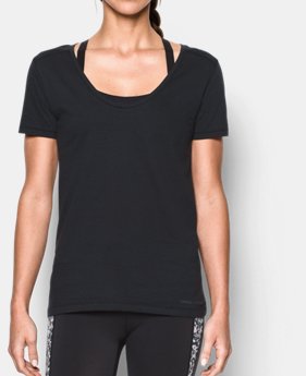 New Arrival Women’s UA Microthread Scoop V-Neck LIMITED TIME: FREE SHIPPING 1 Color $29.99