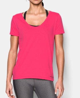 New Arrival Women’s UA Microthread Scoop V-Neck LIMITED TIME: FREE SHIPPING 2 Colors $29.99