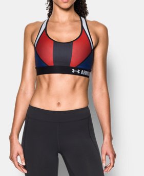 New Arrival Women's UA Armour® Mid USA Sports Bra 1 Color $34.99