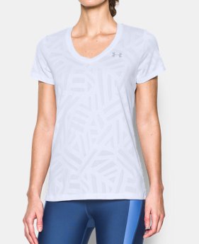 Women’s UA Tech™ V-Neck - Jacquard LIMITED TIME: FREE SHIPPING 1 Color $34.99