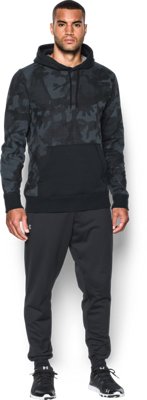 under armour rival fleece printed hoodie