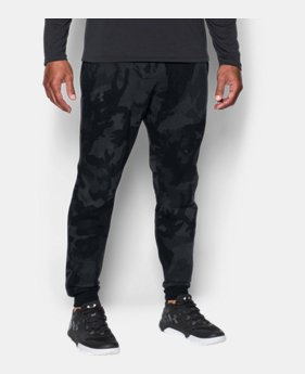 Men's UA Rival Fleece Patterned Joggers 1 Color $25.31 to $33.74