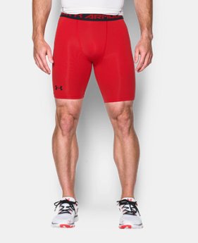 Men's UA HeatGear® Armour Printed Compression Shorts 1 Color $29.99
