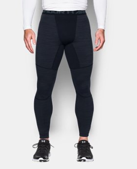 Men's UA ColdGear® Armour Twist Compression Leggings LIMITED TIME: FREE SHIPPING 3 Colors $69.99