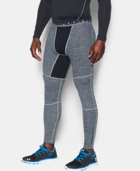 Men's UA ColdGear® Armour Twist Compression Leggings 1 Color $69.99