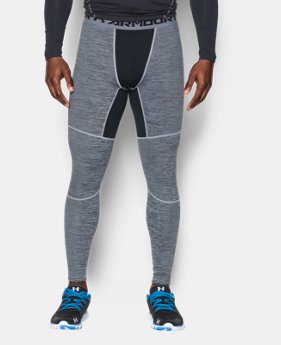 Men's UA ColdGear® Armour Twist Compression Leggings 1 Color $69.99
