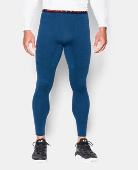 Men's UA ColdGear® Armour Twist Compression Leggings 1 Color $59.99