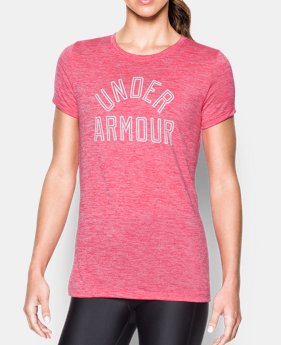 Women’s UA Tech™ T-Shirt - Twist Graphic LIMITED TIME: FREE SHIPPING 2 Colors $32.99
