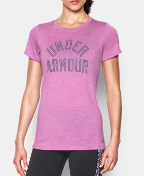 Women's UA Tech™ T-Shirt - Twist Graphic 1 Color $27.99