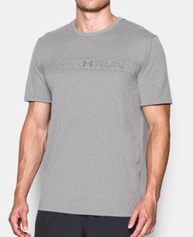 Men's UA Run Chest Graphic T-Shirt 1 Color $27.99