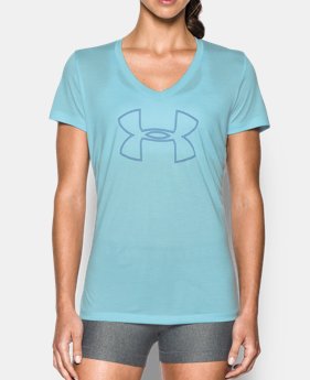 Women's UA Tech™ Twist Branded V-Neck 1 Color $11.81 to $15.74