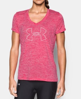 Women's UA Techâ„¢ Twist Branded V-Neck 1 Color $11.81 to $15.74