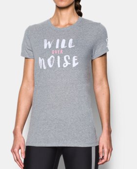 Women's UA Power In Pink® Will Over Noise Short Sleeve 1 Color $11.81