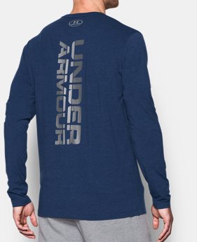 Men's UA Vertical Wordmark Long Sleeve T-Shirt LIMITED TIME: FREE SHIPPING $34.99