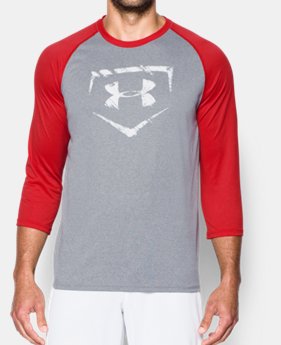 Men's UA Baseball ¾ Sleeve T-Shirt LIMITED TIME: FREE SHIPPING 3 Colors $34.99