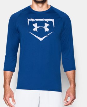 Men's UA Baseball ¾ Sleeve T-Shirt 1 Color $29.99