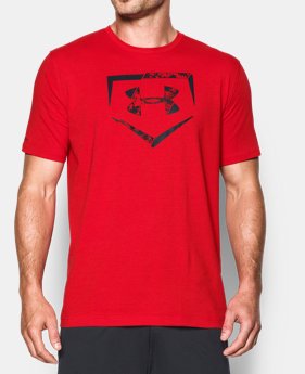 Men's UA Baseball Plate Logo T-Shirt LIMITED TIME: FREE SHIPPING 4 Colors $29.99