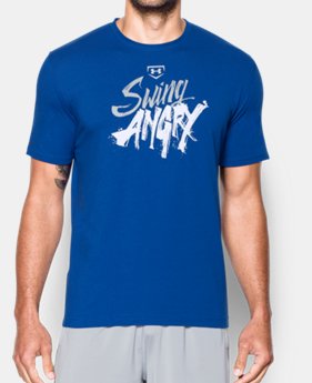 New Arrival Men's UA Baseball Swing Angry T-Shirt LIMITED TIME: FREE SHIPPING $29.99