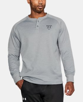 Men's UA Baseball Training Henley 2 Colors Available $59.99