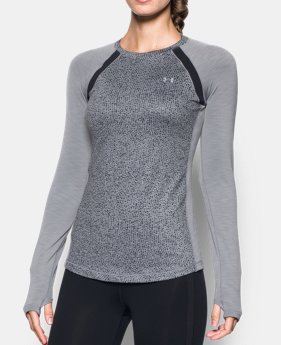 Women's UA ColdGear® Jacquard Long Sleeve 1 Color $25.49