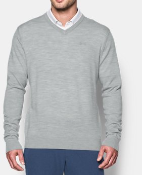 Men's UA Tips V-Neck Sweater 1 Color $56.24
