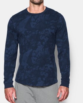Men's UA Waffle Printed Crew LIMITED TIME: FREE SHIPPING 1 Color $49.99