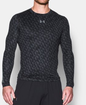 Men's UA ColdGear® Armour Printed Compression Crew 1 Color $26.99