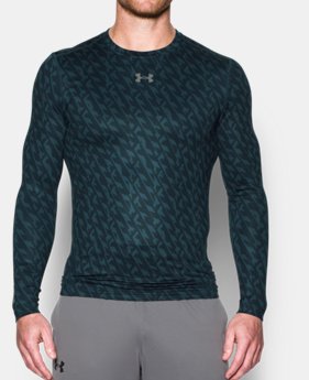 Men's UA ColdGear® Armour Printed Compression Crew 1 Color $26.99
