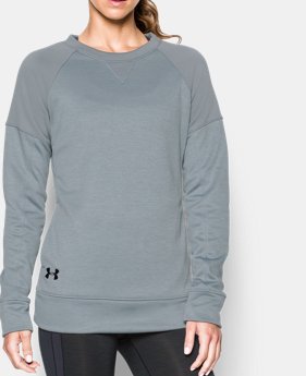 Best Seller Women's UA Armour® Fleece Textured Long Sleeve Crew 1 Color $59.99